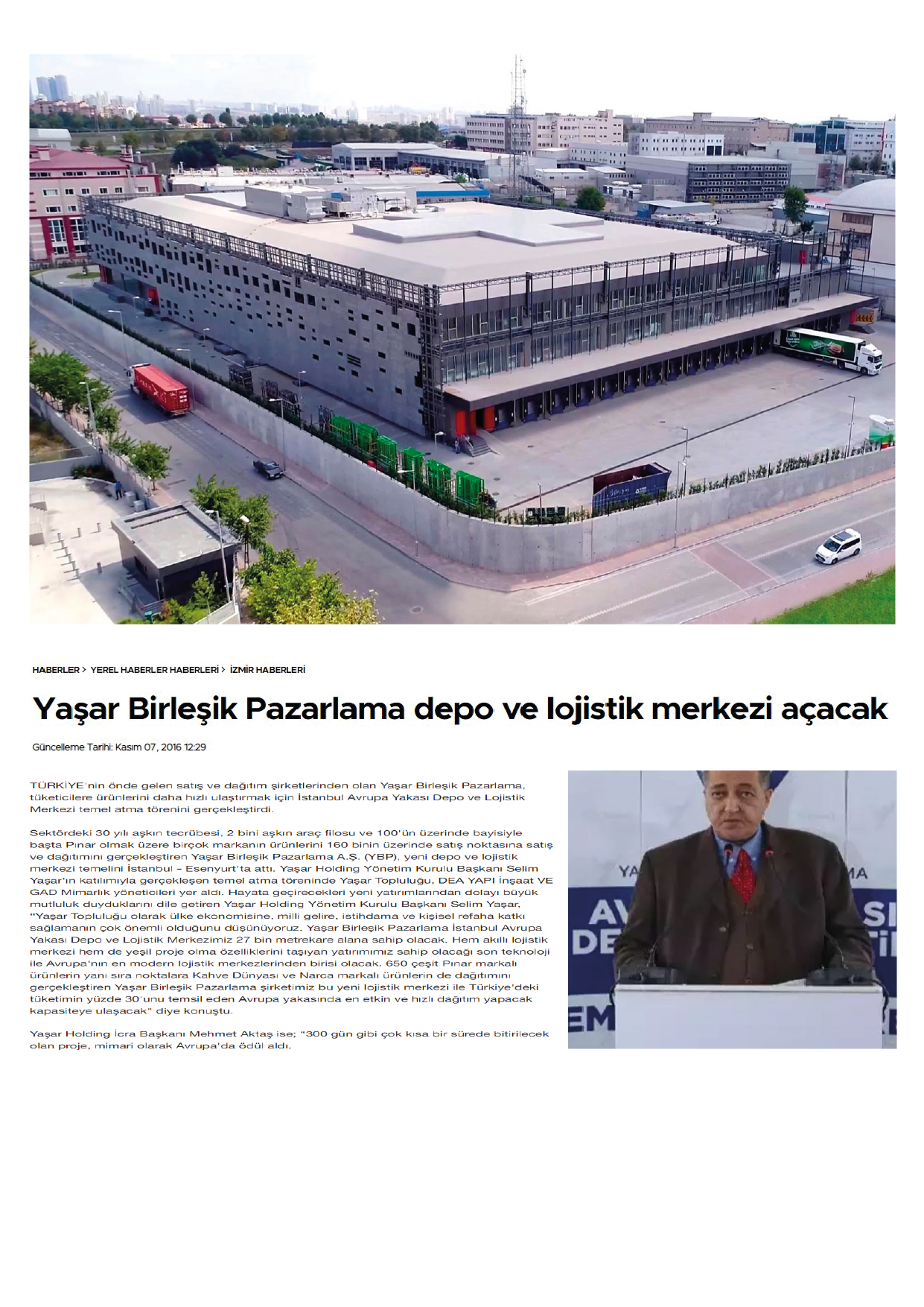 Pinar Ybp Esenyurt Lojistik Merkezi Insaati