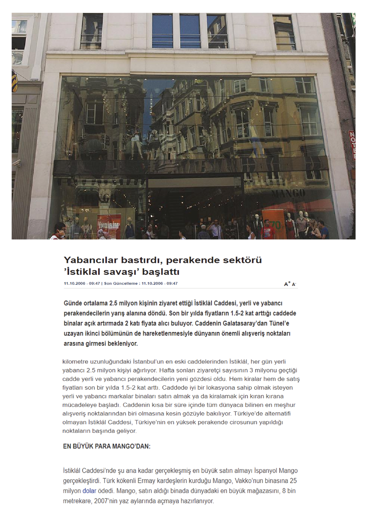 Mango Magaza Insaati