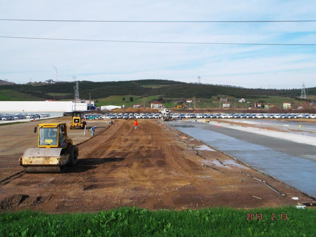 Hyundai Assan İzmit PDI Stok Sahası İnşaatı