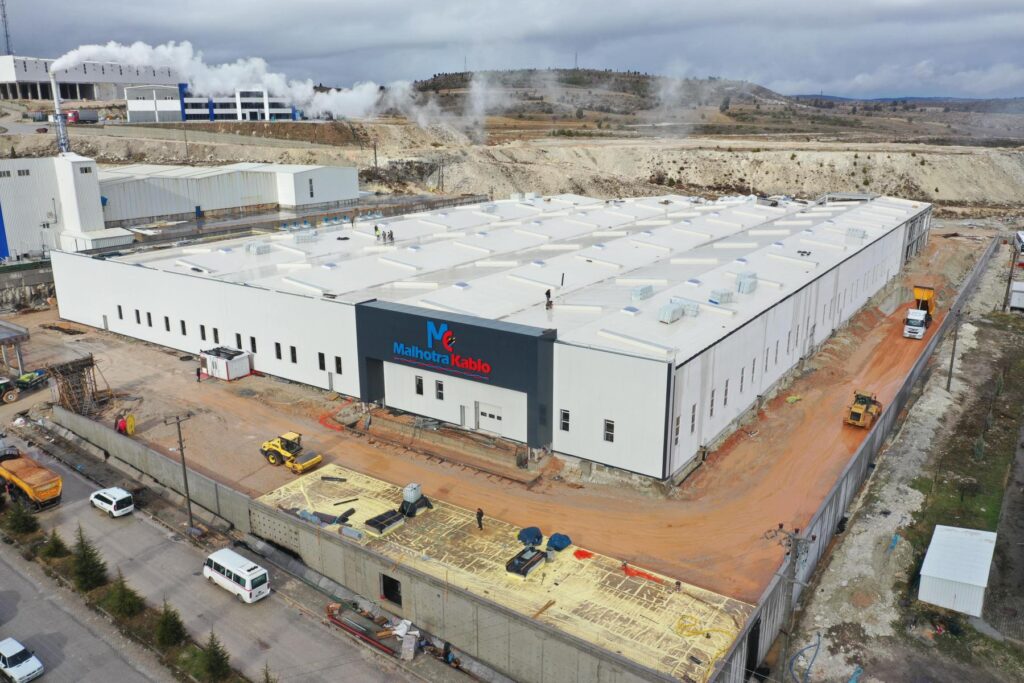 Malhotra Kablo Kütahya Fabrika İnşaatı