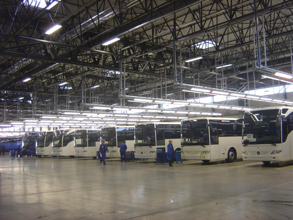 Mercedes-Benz Türk Finish Binası İnşaatı