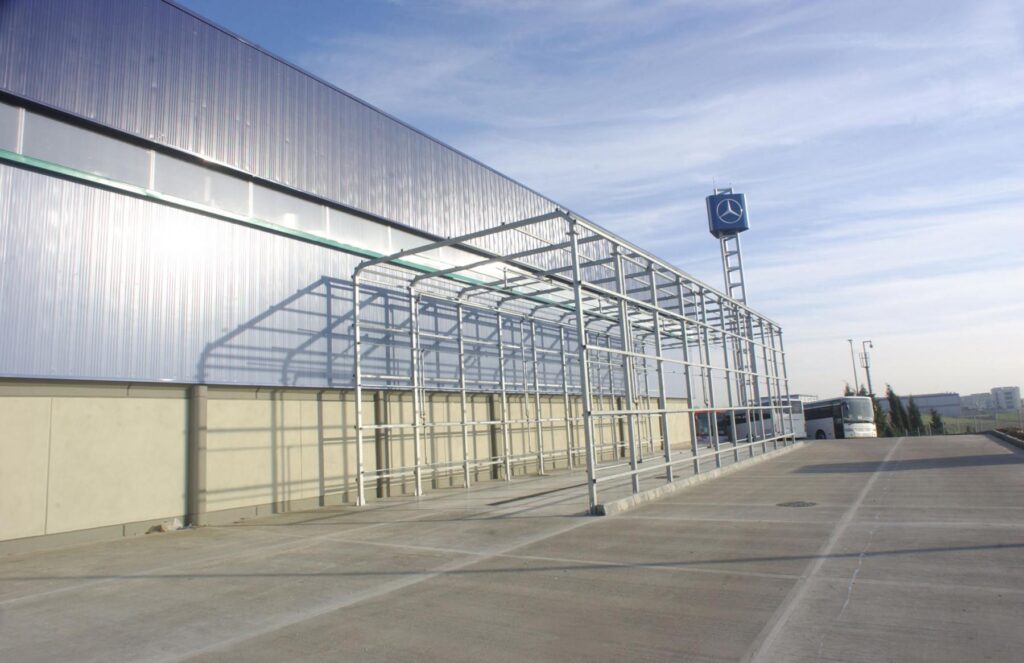 Mercedes-Benz Türk Finish Binası İnşaatı