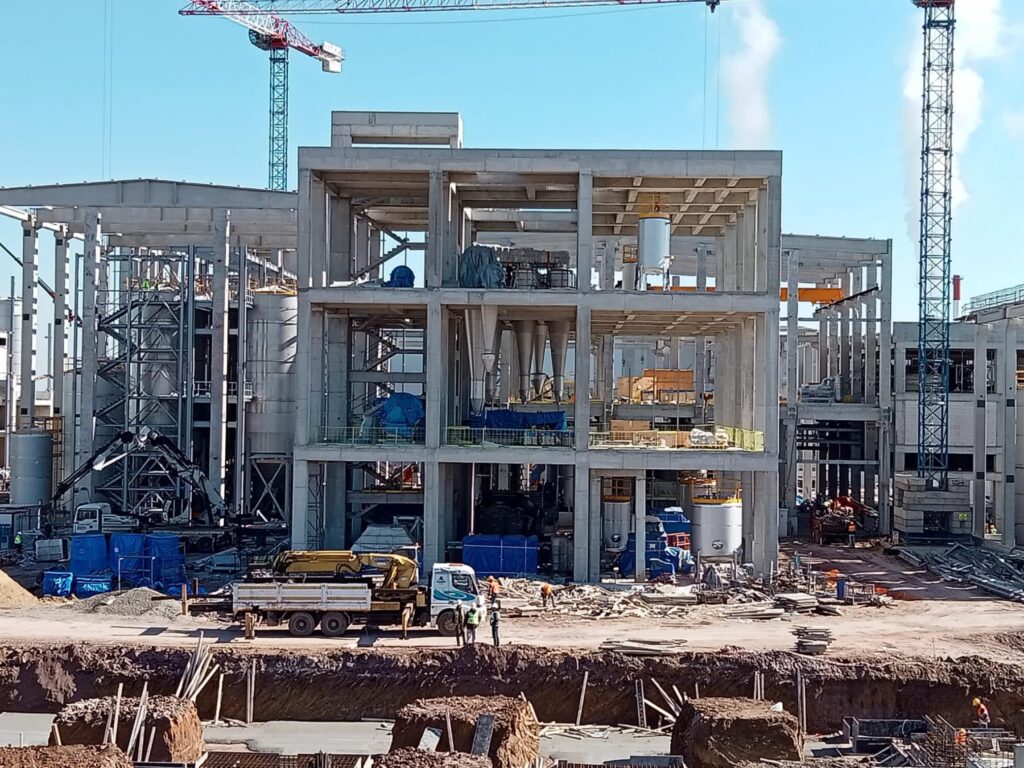 Modern Karton Ergene Nişasta Tesisi İnşaatı