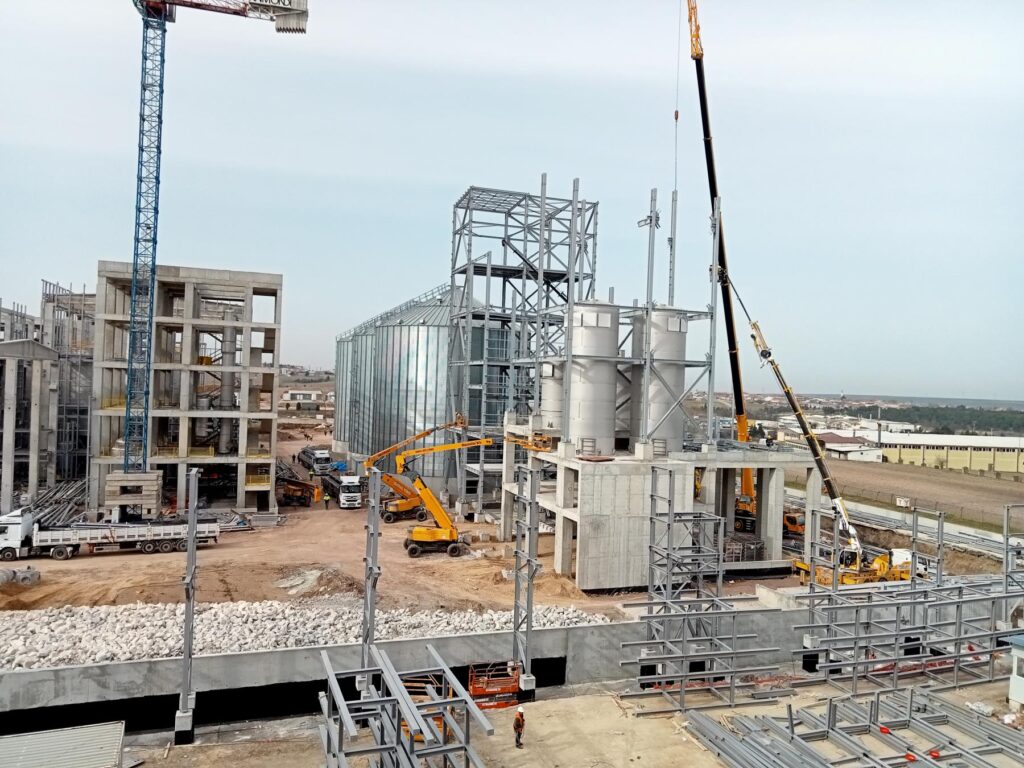 Modern Karton Ergene Nişasta Tesisi İnşaatı