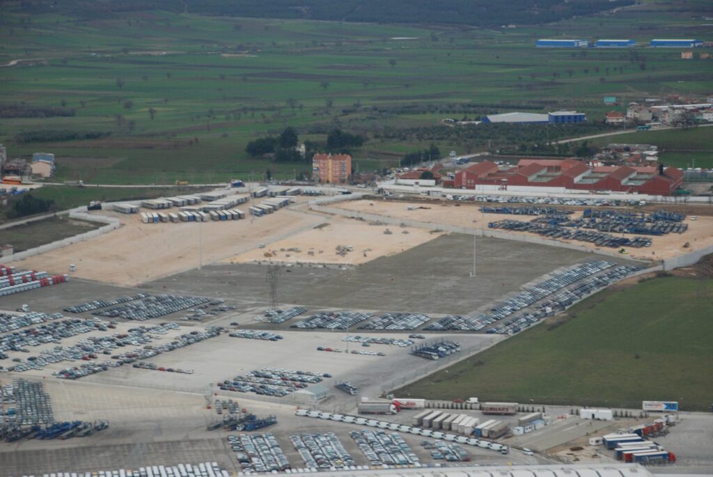 Omsan Lojistik Bursa NOSB Park Sahası İnşaatı