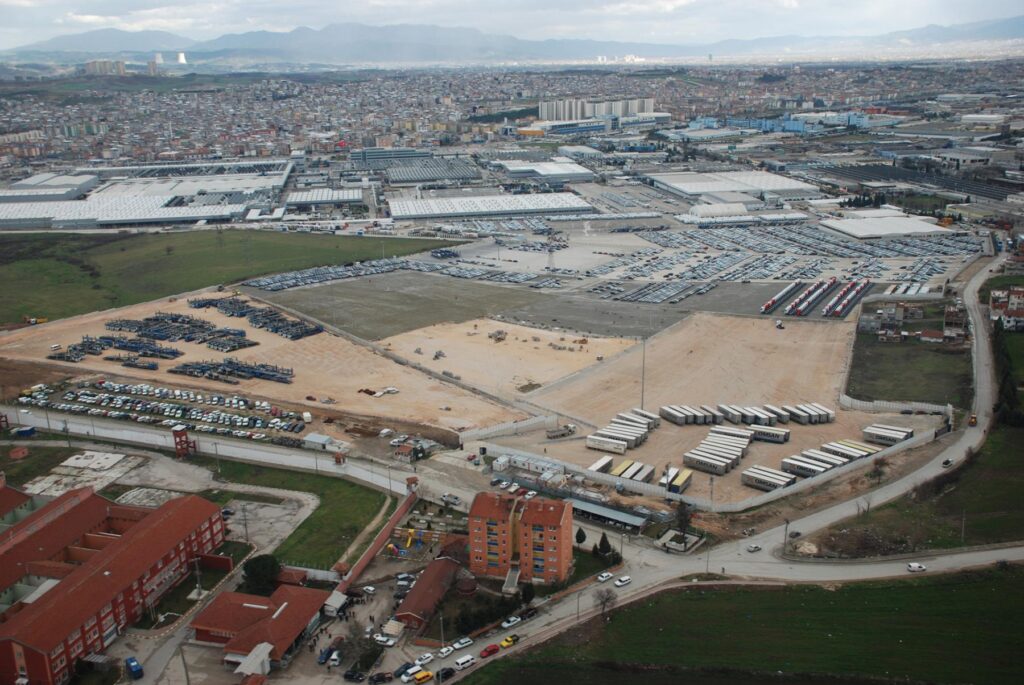 Omsan Lojistik Bursa NOSB Park Sahası İnşaatı