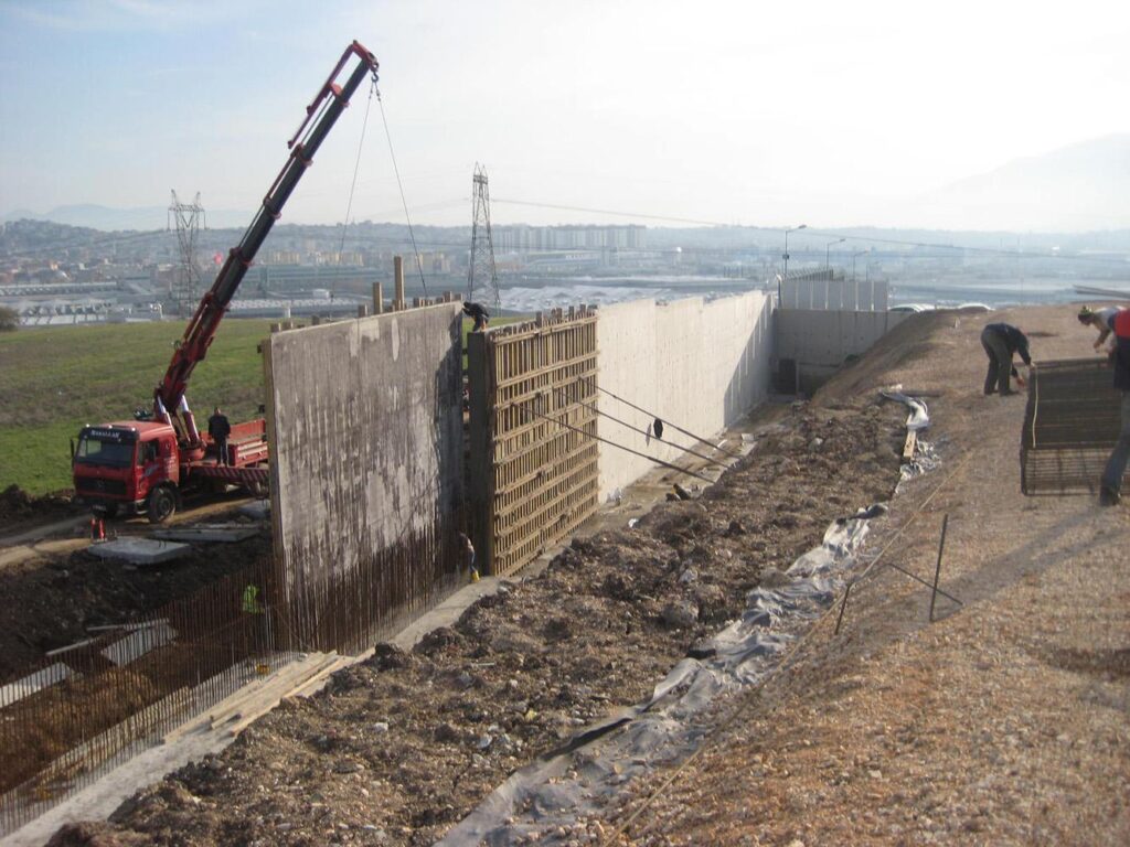 Omsan Lojistik Bursa NOSB Park Sahası İnşaatı